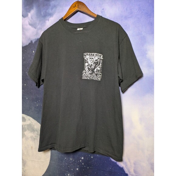 Vintage 90s “No More Stinkin’ Tacos” Chihuahua Graphic Tee Size Large Y2K Humor - Picture 4 of 9